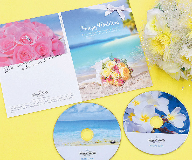 撮影データをDVD納品に変更