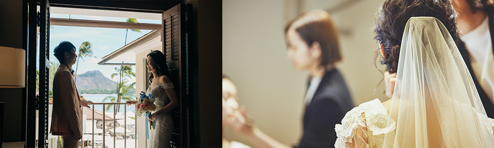 ホテルお支度＆メイクシーン撮影