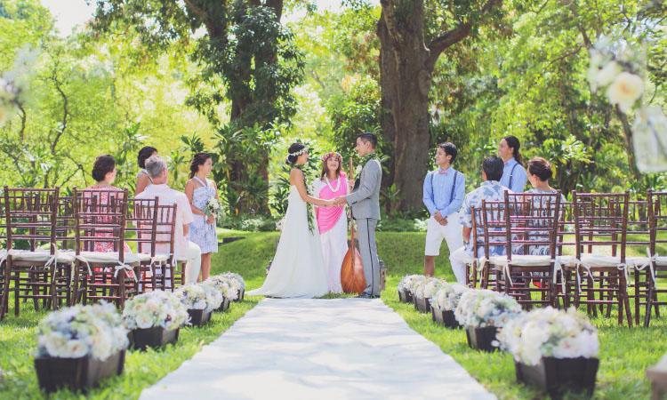 モアナルア・ガーデン挙式&ガーデンフォトプラン (午前プラン・プリンスロットフラパ)《Hawaiian Style Ceremony》