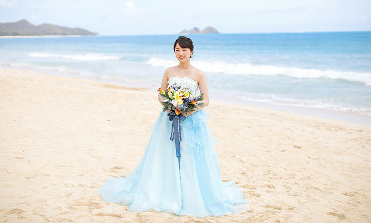 ビーチウェディング ワーゲンフォトプラン ドレスチェンジ有りver ハワイで結婚式 ウェディングするならロイヤルカイラ